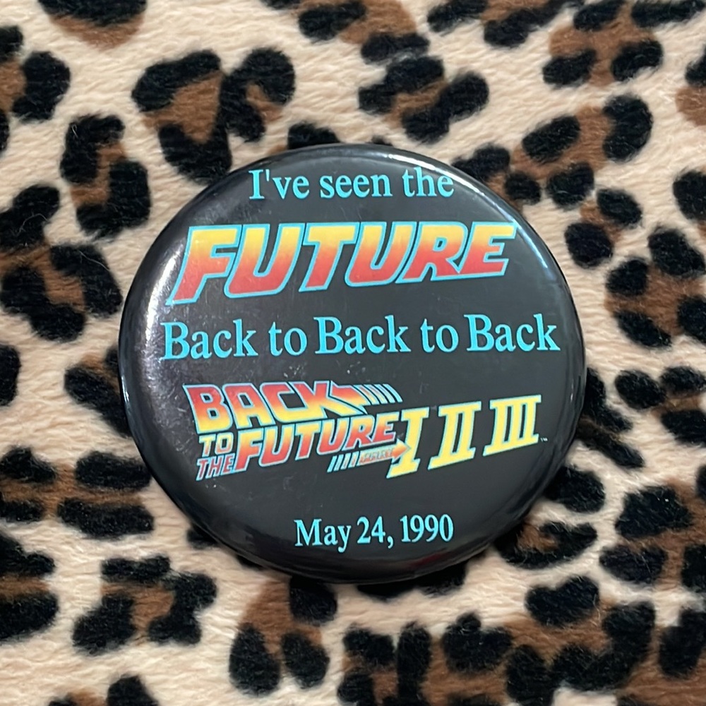 Back To The Future Back To Back To Back Button Pi… - image 1